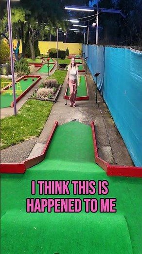 The Hill is a Jerk 😡 #minigolf #fail #funny #puttputt
