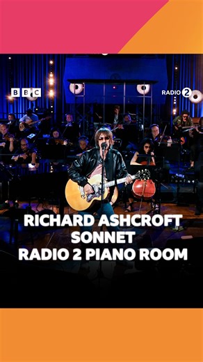 Richard Ashcroft performs Sonnet in the #R2PianoRoom with the BBC Concert Orchestra 🧡 Listen on BBC Sounds | Watch on BBC iPlayer | BBC Radio 2