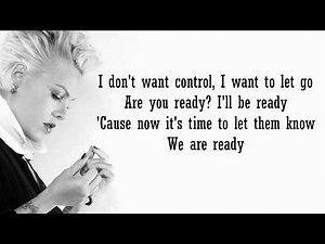 What About Us (Lyrics)-Pink