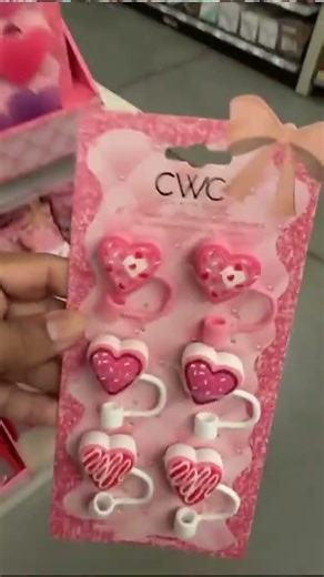 CWC (Cook With Color) Valentine's Day Straw Toppers 💖