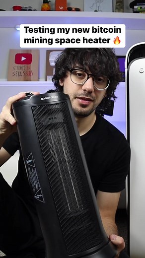 177K views · 1.3K reactions | Testing my new bitcoin mining space heater  #bitcoin #bitcoinmining #heater #gadget #tech #electronics | Stevie Sells | Facebook