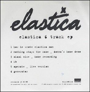 Elastica - 6 Track EP