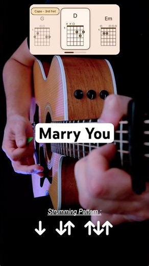 Marry You – Bruno Mars #guitar #guitartutorial #howtoplayguitar