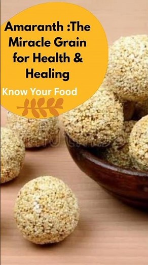 🌾✨ Amaranth: The Miracle Grain for Your Health & Healing! 🌟 #healthyeating #facts #dietarytips