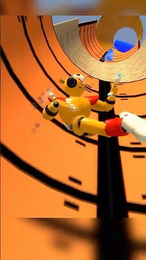 Gmod FNAF Security Breach Animatronics Ragdolls on Water Slides and Physics Demonstrations #gmod