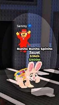 I got bunito bunito spinito #roblox #stealabrainrot