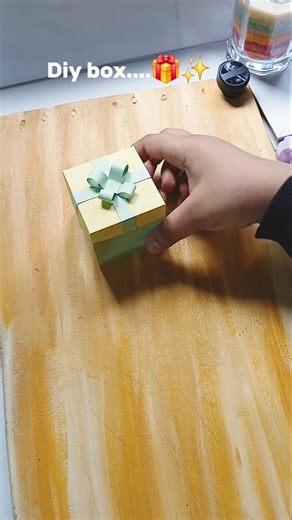 🎁 Make a Luxury-Looking Gift Box with Just Paper! ✨🎀 #shorts