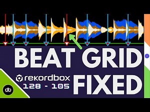 HOW TO CORRECT THE BEAT GRIDS IN REKORDBOX FOR TRACKS WITH CHANGING TEMPO or BPM | BEATGRID Fixed