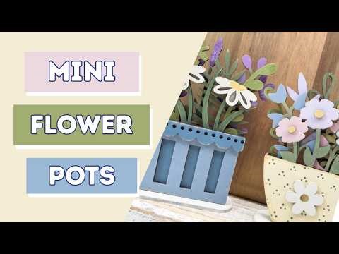 Layered Flower Pots DIY | 2 Wood Craft Kits in One Tutorial (Beginner Friendly!)