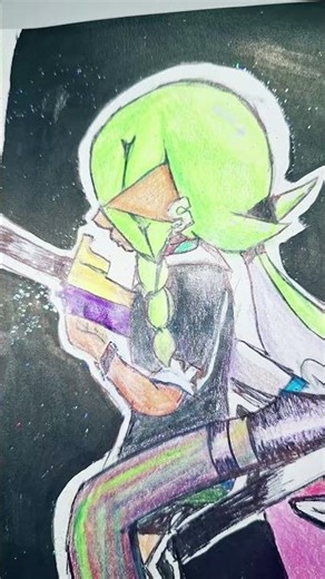 I drew my inkling :) #splatoon3 #art