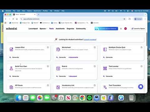 SchoolAI - Worksheet Generator