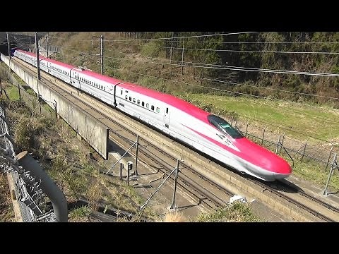 東北新幹線 迫力の高速通過映像集 トンネル出口編Ver.1 Shinkansen passing