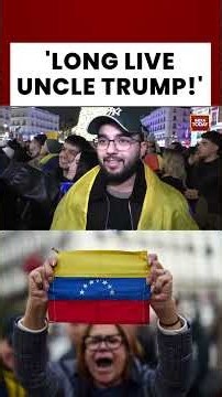 'Thanks To President Trump': Venezuelans In Madrid Celebrate Fall Of Nicolas Maduro Regime