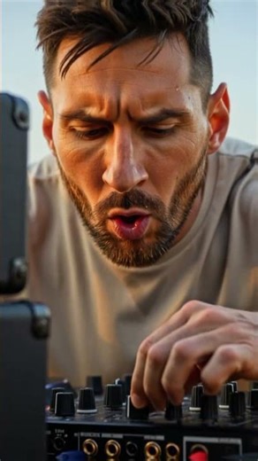 “Messi Brings Giant Speaker to Village 😱 Bass Shock!”