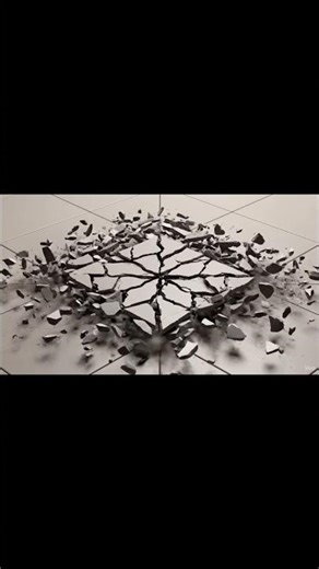 Most Satisfying Tile Shatter & Repair Loop | 8-Second Perfect Loop #shorts