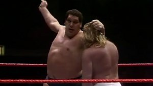 In this WrestleMania classic, Andre the Giant and Big John Studd collide in a $15,000 Body Slam Challenge