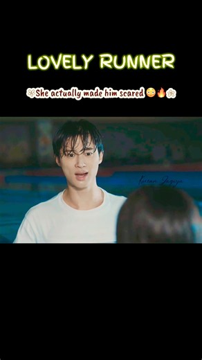 She actually made him scared 😳🔥#lovelyrunner #shorts #short #kdrama #crush #love #romantic #trending