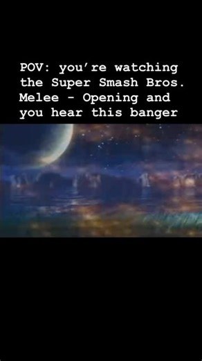 Video Game Music & Scenes on Instagram: "👊🏼Super Smash Bros. Melee Opening 🎮 Get ready for the ultimate gaming showdown with the iconic Super Smash Bros. Melee opening theme! This energetic and nostalgic soundtrack, composed by Hirokazu Ando and Shogo Sakai, sets the stage for intense battles and unforgettable gaming moments. 🤔 What are your thoughts on the Melee opening theme? Does it get you pumped up for a thrilling Super Smash Bros. experience? 👊 FOLLOW for more nostalgia video game sou