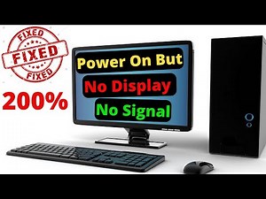 ⚡(Fixed)⚡CPU On But No Display On Monitor⚡Computer On But No Display On Monitor⚡No Signal Problem