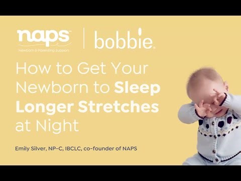 How to get your newborn to sleep longer stretches at night
