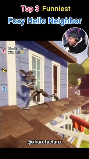 Top 3 Funniest Fredbear Hello Neighbor Moments😭 The screams #helloneighbor #horrorgame #horrorgaming