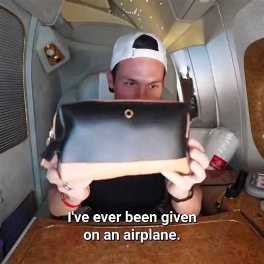 This Luxurious Emirates First-Class Flight Was Only $90! #couple #travel #plane | Kara and Nate