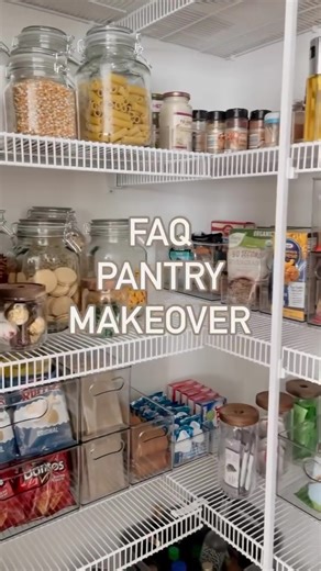 Yes, your pantry can be functional AND beautiful! 💙 Start your free design consultation today: https://container.store/49VW24l @ceciliamoyer chose the Preston system in the Summit Oak finish to create her dream space. See below for the custom features of this space. Custom features: *️⃣ Single Gliding Bin for trash and pet food. *️⃣ Ladder storage to grab hard-to-reach items. *️⃣ Soft-close drawers. | The Container Store