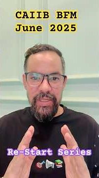 CAIIB BFM 2025 Restart Series 📚🎯✔️📢 #caiib2025 #caiibbfm #latestupdate
