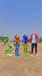 4.8K views · 775 reactions | green, red, purple black alien vs Me correct headmatching new game magical video #viral #vfx | Nabadwip Roy | Facebook