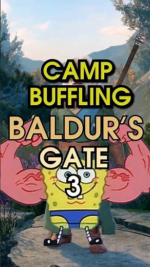 a Camp BUFFLING build for Baldur's Gate 3 in 1 min - Wizard/Cleric/Rogue #shorts #baldursgate3 #bg3