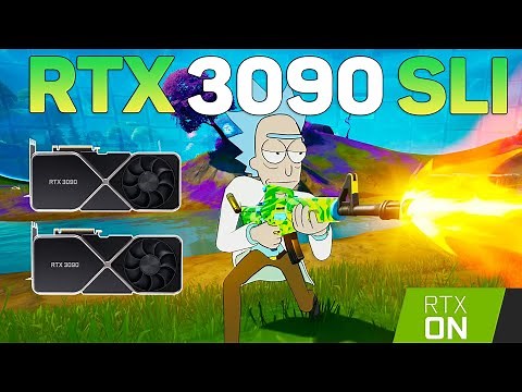 Fortnite RTX 3090 SLI - FPS Test