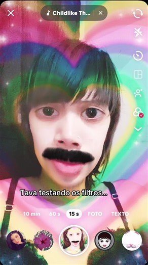 Testando Filtros de Efeitos Visuais