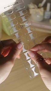 Easiest DIY french tip at home to exist - literally choose which style of french tip (curved or flatter) and stick it on. We’ve chosen the flatter side since we love short chic nails. 🫶🏼 GEWEL are made of real gel polish which means this lasts you 2-4 weeks with no chips! #nailtutorial #frenchtip #nails💅 | By Me & Crew