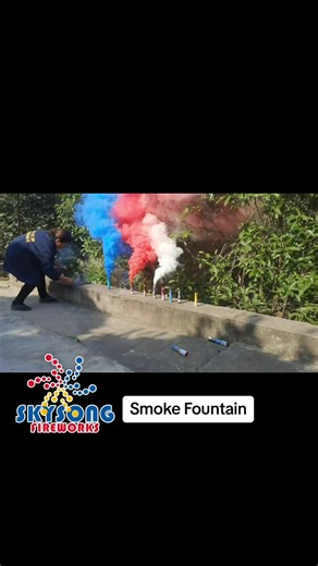 Smoke Fountain by Skysong Fireworks