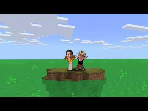 FICAMOS ILHADOS NO MUNDO DO MINECRAFT COM MAR DE ÁGUA TÓXICA!