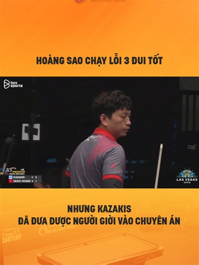 Trận Đấu Billiards Hoàng Sao vs Kazakis Hấp Dẫn