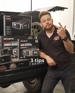 5.3K views · 149 reactions | THREE TIPS on running the RIGHT inverter⚡ Stay out bush for longer & run the gear you want with PROJECTA  | 4WD 24/7 | Facebook