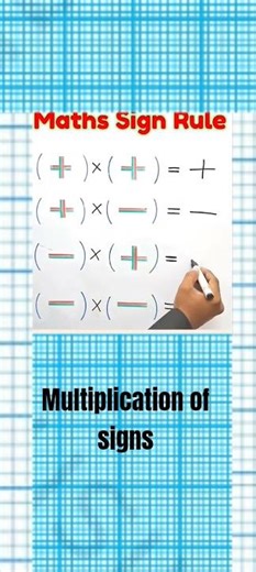what are the multiplication of mathematical signs?#shorttricks #mathas #mathematics #education #mat