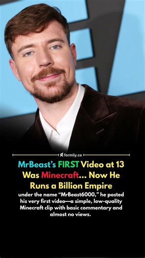 MrBeast’s FIRST Video at 13 Was Minecraft… Now He Runs a Billion Empire