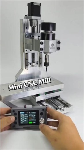 SVANFON Mini Desktop CNC Mill&Engraver,Compact Benchtop CNC Router, Portable DIY CNC Milling Machine