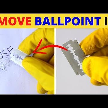 4 Easy ways to Remove Ballpoint & Gel Pen Ink from Paper Without Damaging the Paper