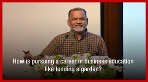 In this short clip, speaking at the CEIBS Global EMBA Alumni Reunion, CEIBS Director of GEMBA Programme, Associate Dean and Professor of Economics Bala Ramasamy explains how your relationship with your school is like tending to a garden, and why he hopes GEMBA alumni will do more than stop and smell the flowers when it comes to their ongoing engagement with CEIBS. Learn more about the CEIBS Global Executive MBA Programme here: https://www.ceibs.edu/gemba | CEIBS | Facebook