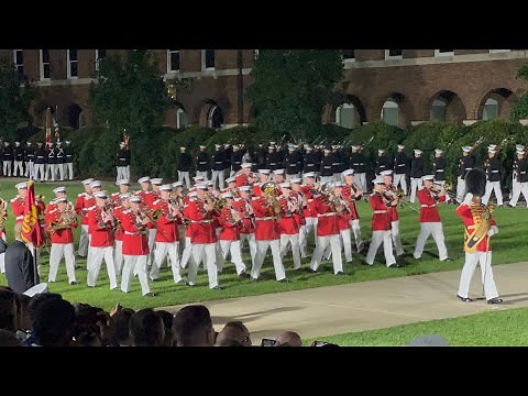 Friday Evening Parade - President’s and Commandant’s Own US Marine Bands - Washington August 2025
