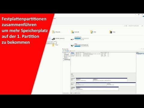 Festplattenpartitionen zusammenführen (Windows 7,8,10) |Tutorial Time
