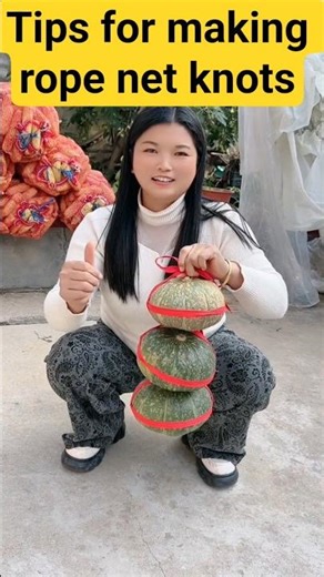 Tips for making rope net knots #shortsfeed #viralshort #youtube