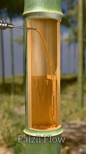 Bamboo Alcohol Bottle 🎋🍶 #shorts #viral #fyp