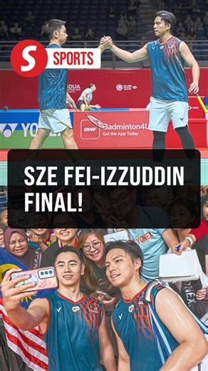 Sze Fei-Izzuddin smash into Japan Open final
