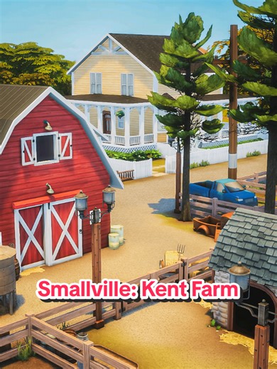 Building Smallville Kent Farm in The Sims 4