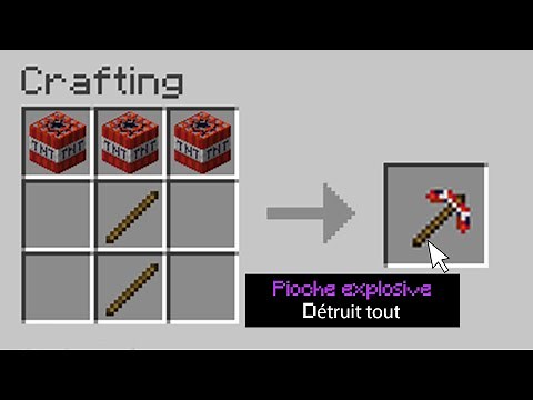 MINECRAFT MAIS J'AI DES OUTILS CHEATÉS !!