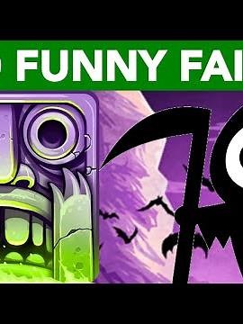 Temple Run 2 SPOOKY SUMMIT Fails | 40 Funny Fails in Spooky Summit